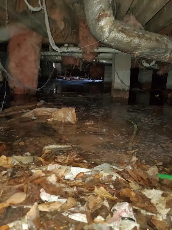 Crawl space flood assessment for Commercial Water Damage Restoration in Palm City