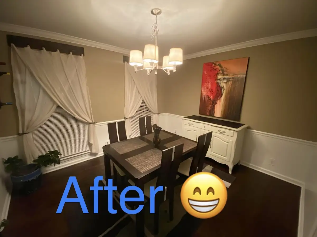 Professional dining room restoration after water damage in Palm City